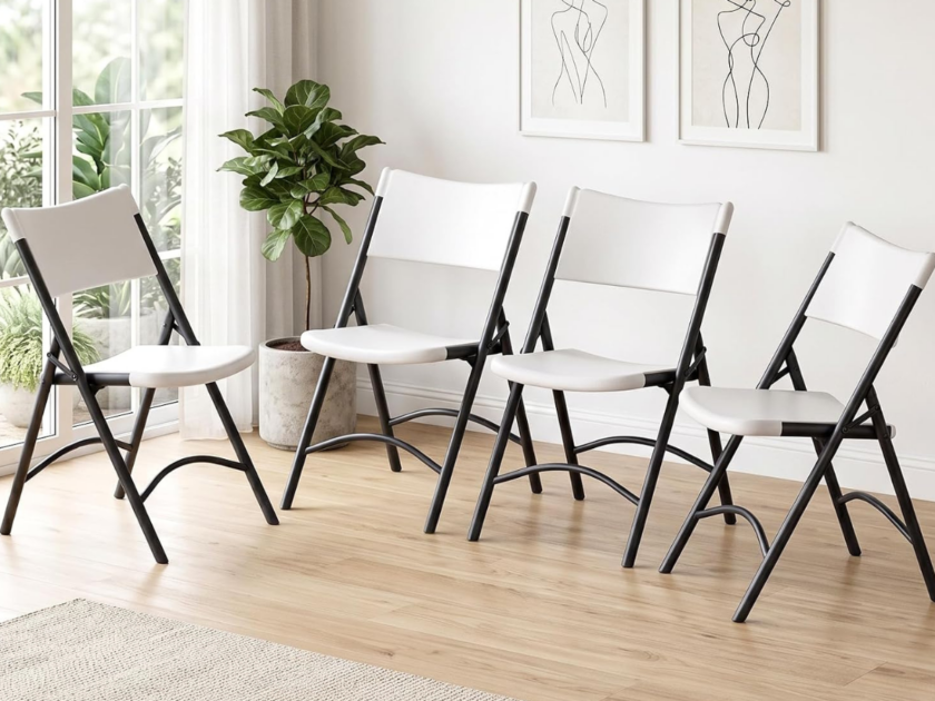 4-Pack Folding Chairs Just $59.xx on Amazon (Reg $110)
