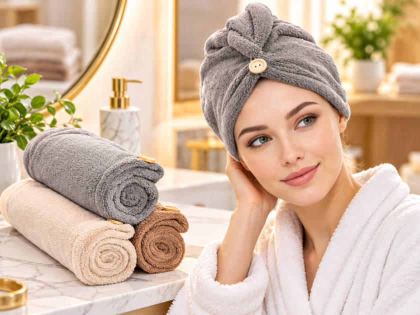 Microfiber Hair Towel Wraps 3-Pack Only $5.xx on Amazon