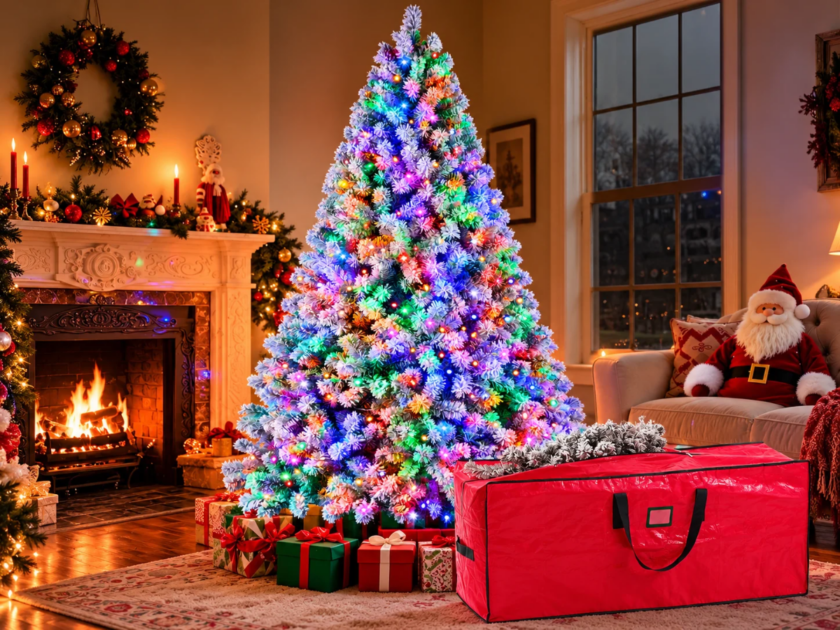 6FT Pre-Lit Snow Flocked Christmas Tree Only $69.99 at Walmart (Reg. $190)