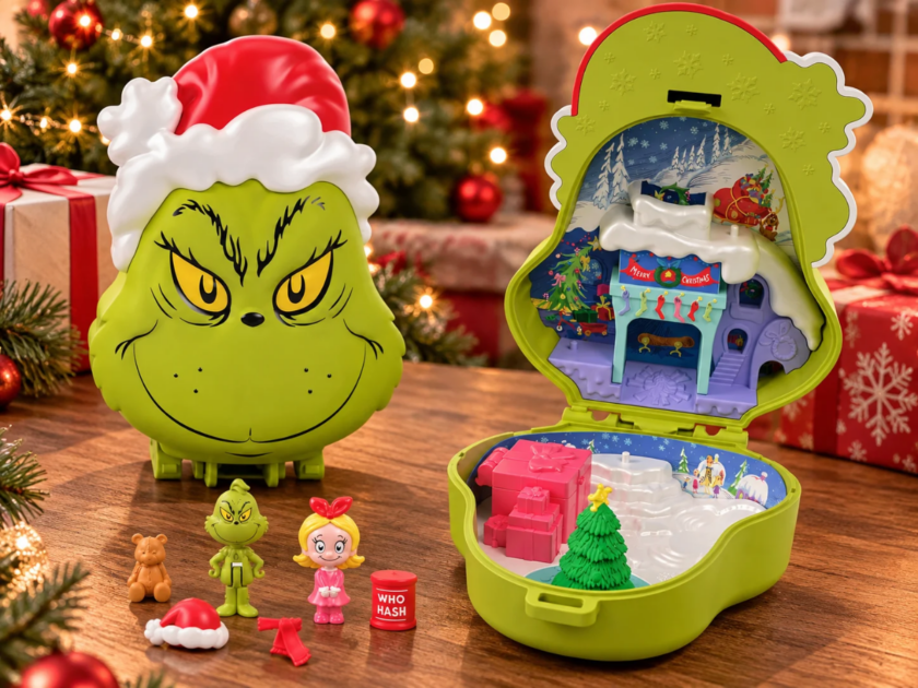 Polly Pocket x Grinch Compact NOW AVAILABLE ON AMAZON AND ONLY $9.xx!