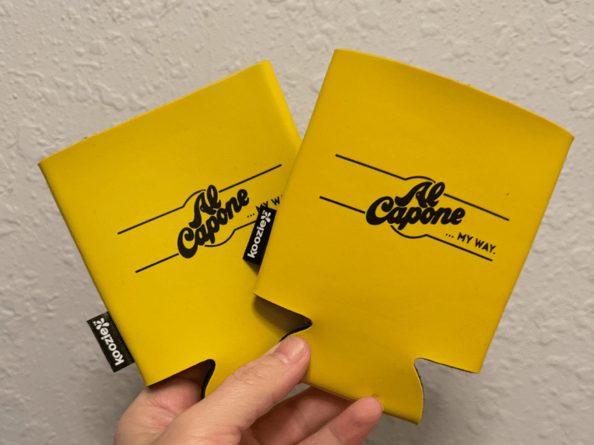 2 Free Al Capone Branded Koozies!