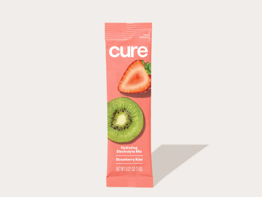Free Cure Hydration Electrolyte Strawberry Kiwi Drink Mix Sample