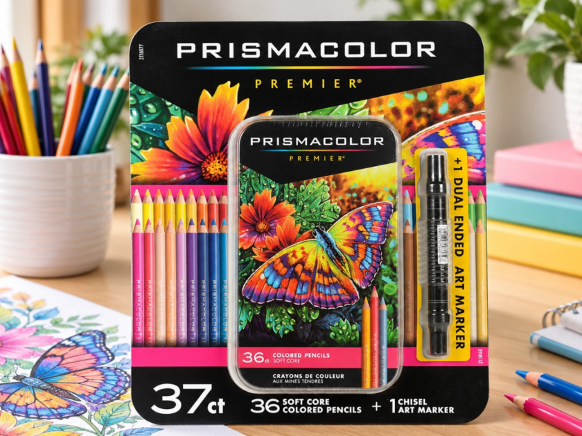 Prismacolor Premier Soft Core Colored Pencils 37 Count Only $12.91 at Sam’s Club (Reg. $20)