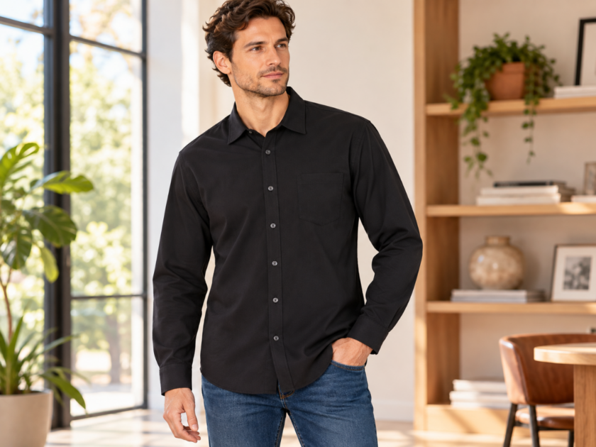 Amazon Essentials Men’s Casual Poplin Shirt Only $4.xx on Woot (Reg $19)