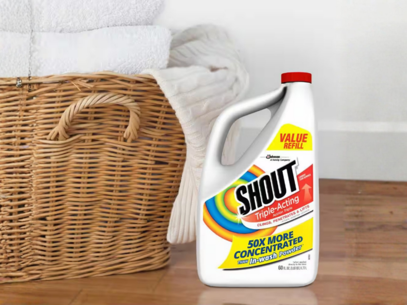 2-pack Combo 60 fl. oz Stain Triple-Acting Liquid Refill Fabric Stain Remover Only $6 at Home Depot!