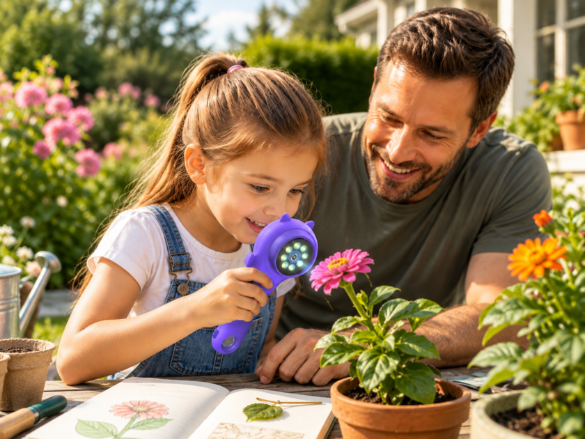 Kids 500X Rechargeable Handheld Digital Microscope Only $11.xx on Amazon (Reg $23)