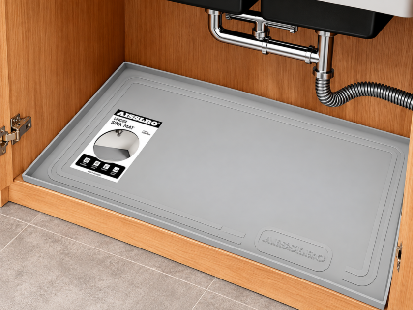 Waterproof 25″ x 19″ Silicone Under Sink Mat Only $11.xx on Amazon