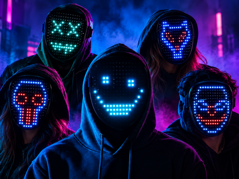 LED Mask w/ Gesture Sensing Just $15.xx on Amazon | Arrives Before Halloween!