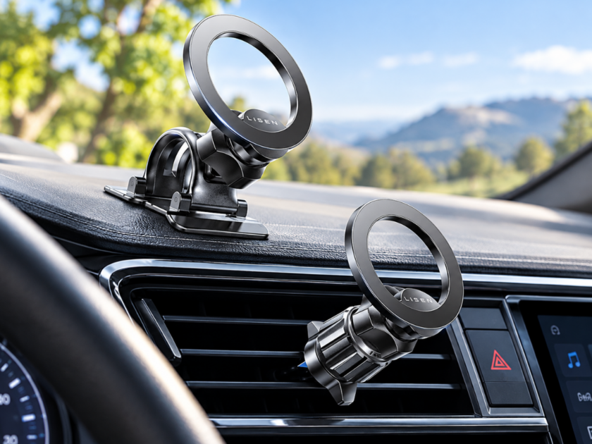 LISEN MagSafe Car Mount Magnetic Phone Holder Only $6.xx on Amazon (Reg $15)