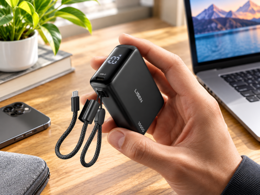 LISEN 10,000mAh 45W Compact Power Bank Only $22.xx on Amazon (Reg $40)