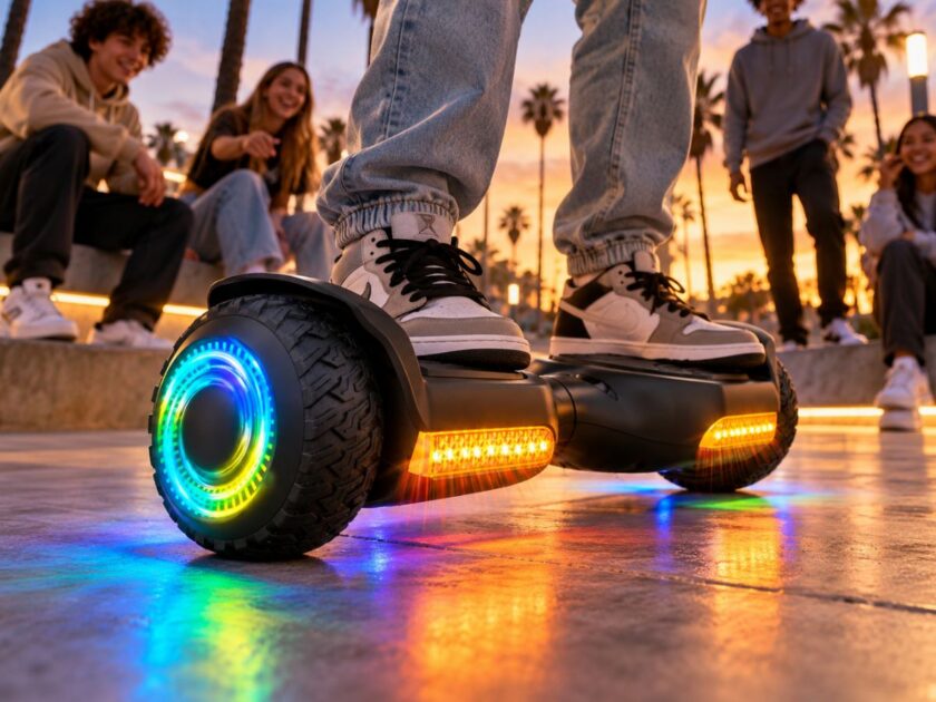 Gyroor G13 All-Terrain Hoverboard with Bluetooth & LED Lights Only  $124.xx (Reg. $210)
