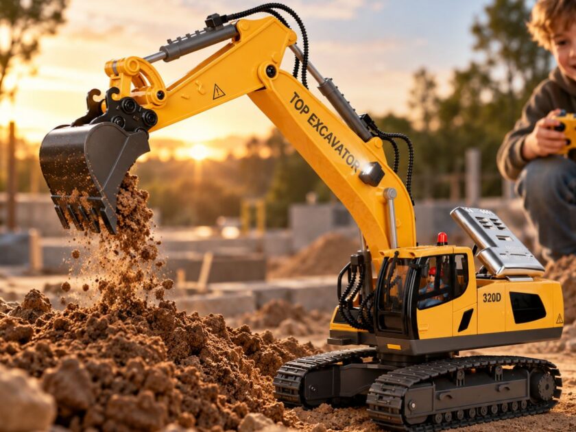 Rechargeable Remote Control Excavator Toy Only $31.xx on Amazon (Reg. $55)
