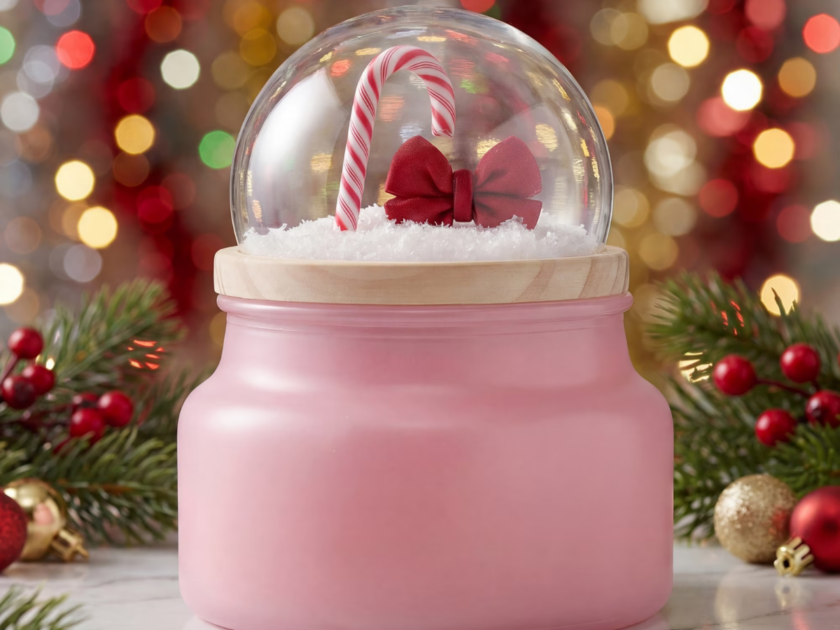 NEW Mainstays Snow Globe Candle at Walmart for Just $8.48