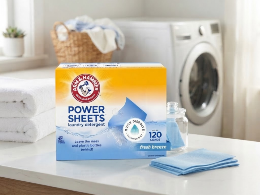 Arm & Hammer 60-Pack Power Sheets Laundry Detergent Only $7.xx at Lowe’s (Reg $16)!