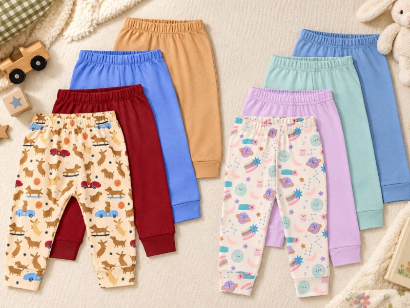 100% Cotton Pull-On Jogger Pants for Babies, 4 pack From $3.xx at Walmart (Reg. $16)