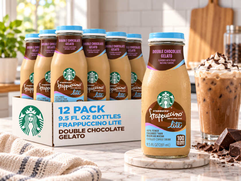 Starbucks Frappuccino Lite Chilled Gelato Coffee Drink 12-Pack Only $20.xx on Amazon