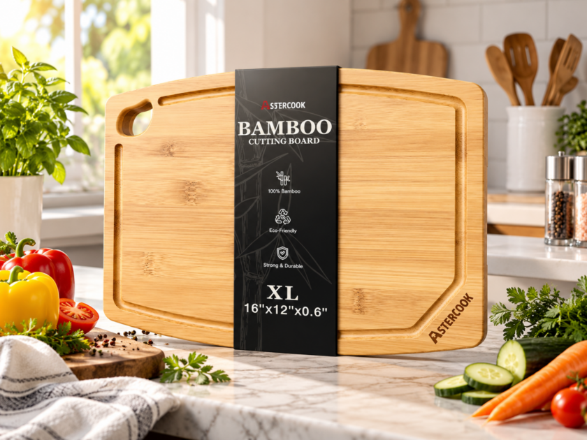 16″×12″ Astercook Large Bamboo Cutting Board Only $7.xx on Amazon (Reg $25)