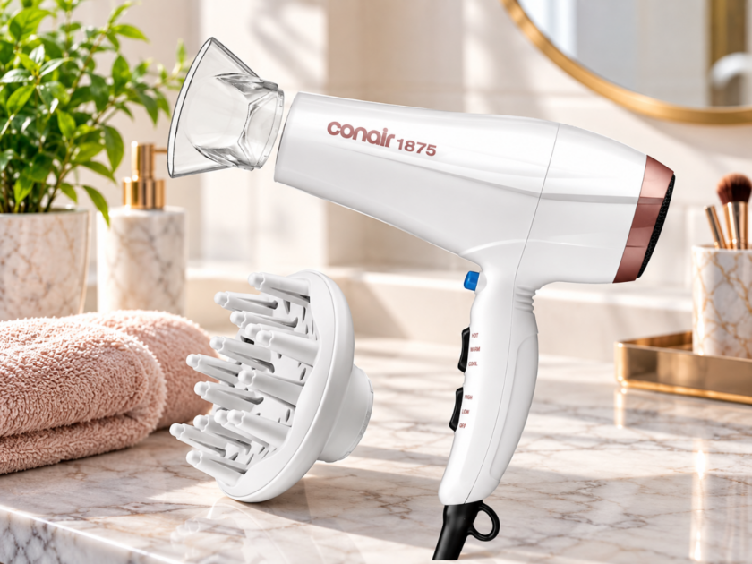 1875W Conair Double Ceramic Ionic Hair Dryer Only $19.xx on Amazon (Reg $36)