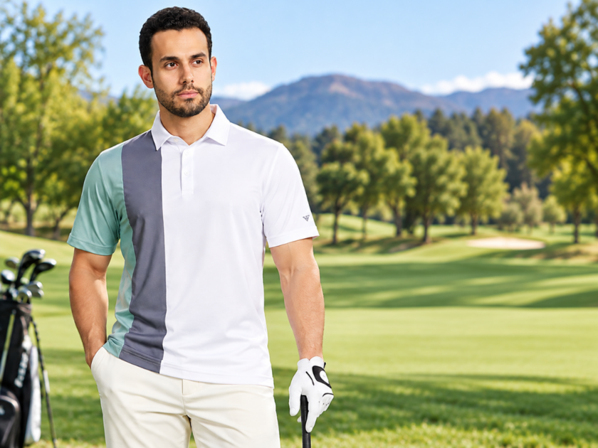 Men’s Colorblock Golf Polo Shirt Only $9.xx on Amazon (Reg $28)