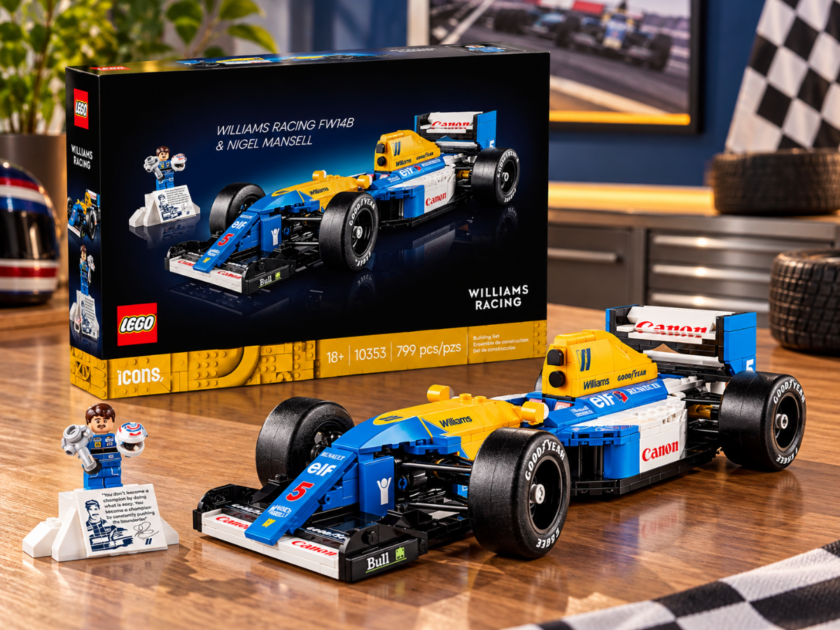 799-Pc LEGO Icons Williams Racing FW14B & Nigel Mansell F1 Kit Only $35.xx on Amazon (Reg $80)