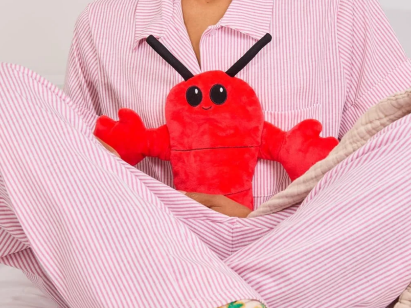 Relatable Menstruation Crustacean Lobster Heating Pad Only $15.xx on Amazon