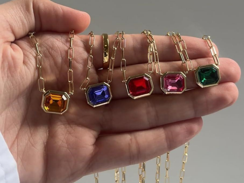 BaubleBar Birthstone Pendant Necklace Now $15 on Amazon (Reg $42)