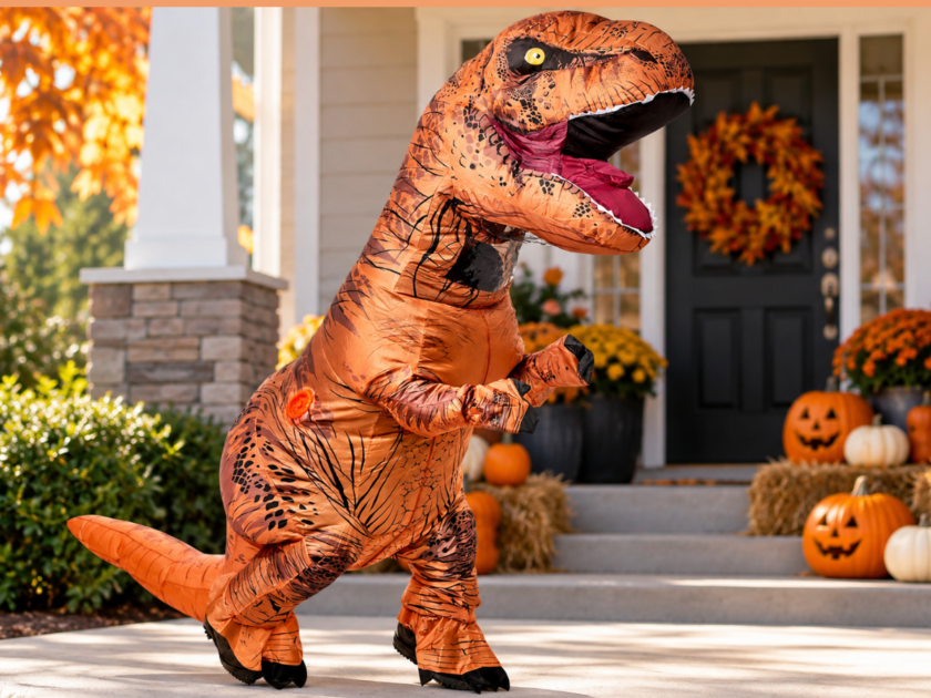Jurassic World Inflatable Dinosaur Costume Only $31.xx on Amazon (Reg. $53)