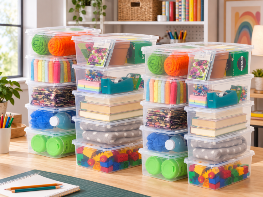 Inspired Essentials 5 Qt. Plastic Storage Bins 20ct Only $12 at Walmart (Reg $27)