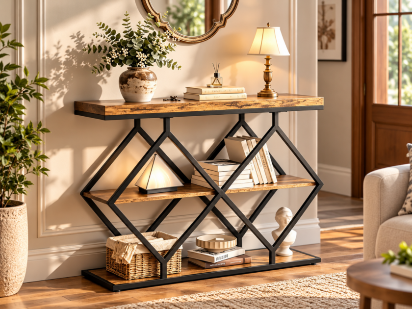 3-Tier 39″ Entryway Console Table Only $55 on Amazon (Reg $100)