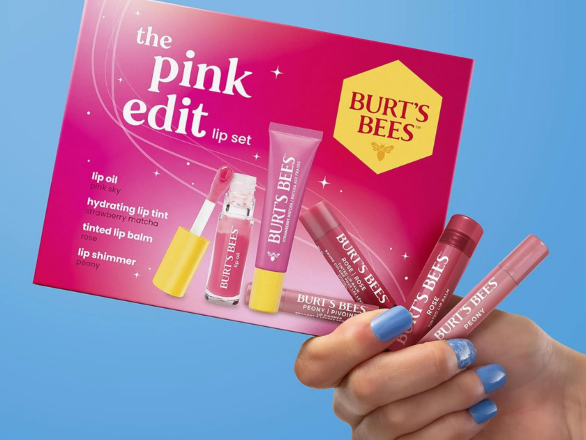 Burt’s Bees The Pink Edit Holiday Lip Care Gift Set Only $13.xx on Amazon (Reg $20)