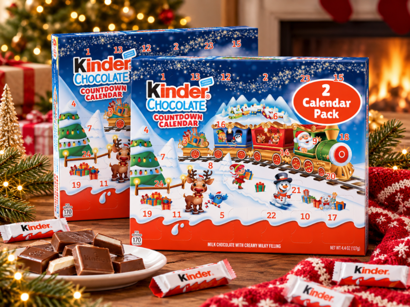 Kinder Chocolate Countdown 2026 Advent Calendar 2 Pack Only $15.xx on Amazon (Reg $30!)