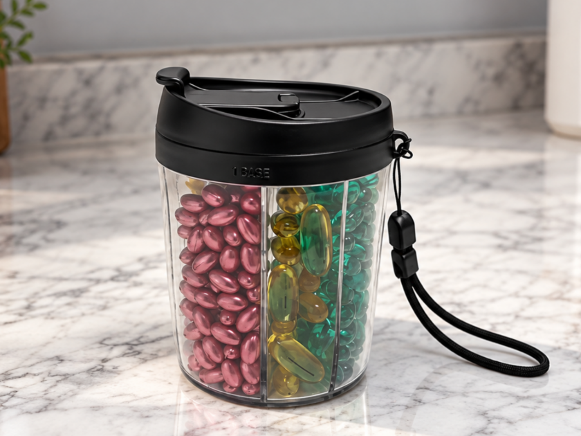 Rotary Pill Organizer & Dispenser Just $6.89 Shipped!