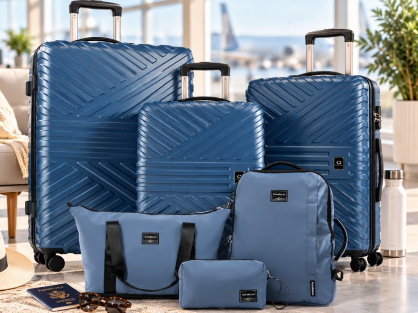 Travelhouse 6 Piece Hardshell Luggage Set Only $85.49 at Walmart (Reg. $170)