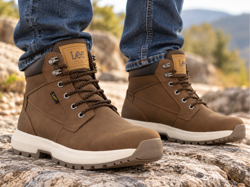 Lee Men’s Riker Lace-Up Boots Just $29.xx at Walmart (Reg. $80)