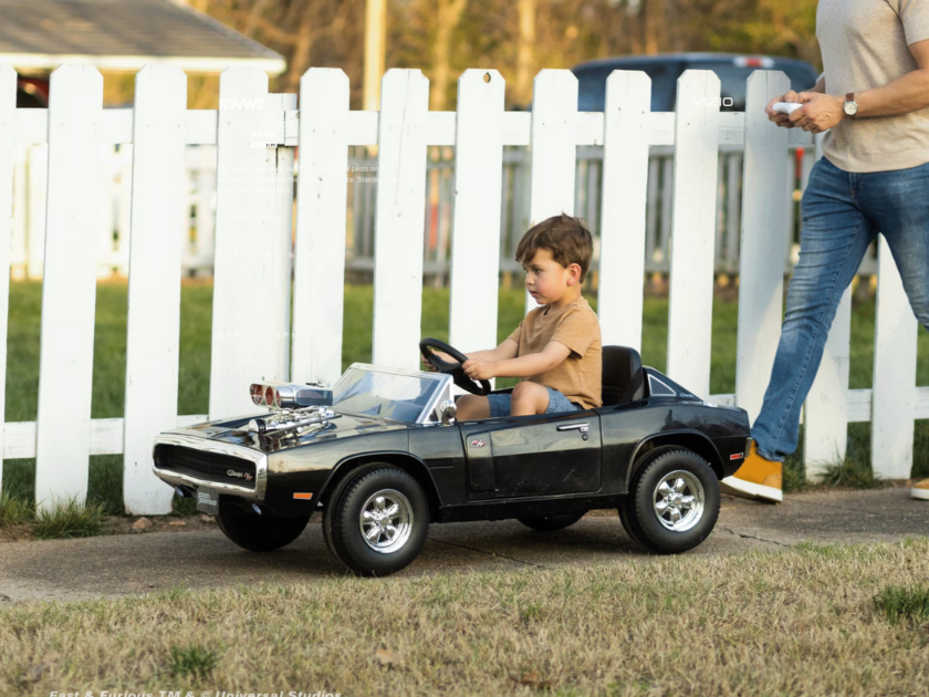 Fast & Furious Dodge Charger 12V Kids Ride on Car Just $198 (Reg $278)