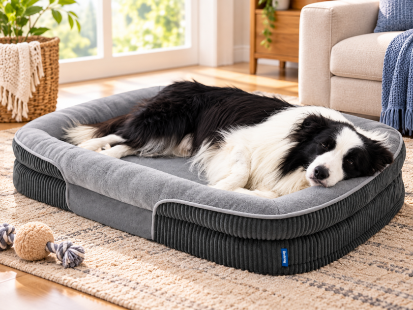 Bedsure XL 360° Oval Bolster 42″ Orthopedic Dog Bed Only $26.xx on Amazon (Reg $76)