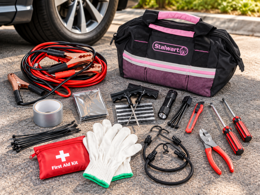 Stalwart 55-Piece Emergency Roadside Kit w/ Travel Bag Only $16.xx on Walmart (Reg $30)