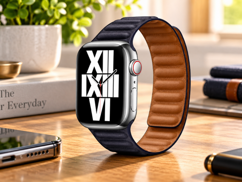 Apple Watch 41mm S/M Band Strap Leather Link Only $17.xx on Woot (Reg $99)