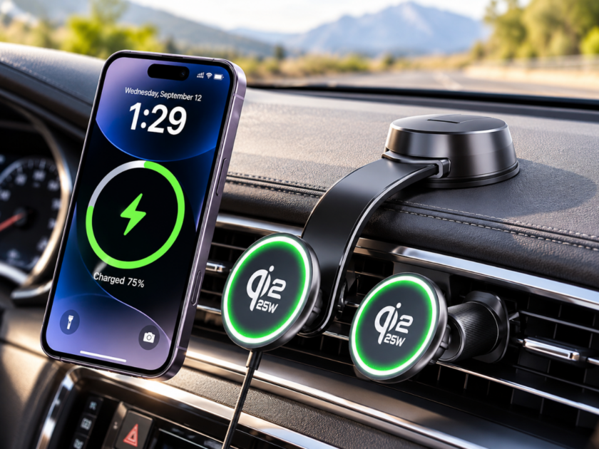 25W Qi2.2 Wireless Charging MagSafe Car Dashboard / Windshield Mount Only $19.xx on Amazon (Reg $50)