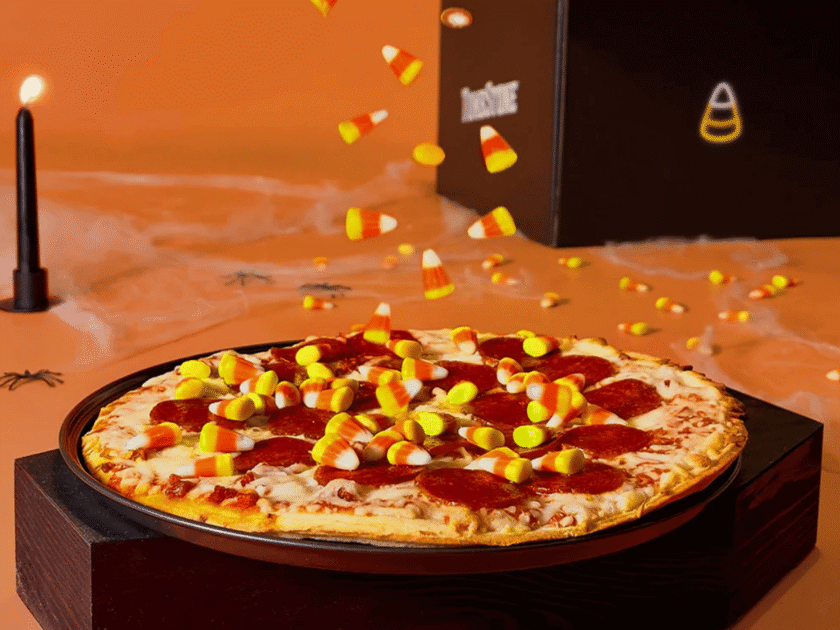 Score a TOMBSTONE Candy Corn Pizza for $1.31 on October 2!