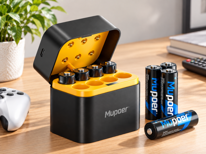 1.5V 3000mWh Rechargeable AA Lithium Batteries 8-Pack Only $14.xx on Amazon (Reg $30)