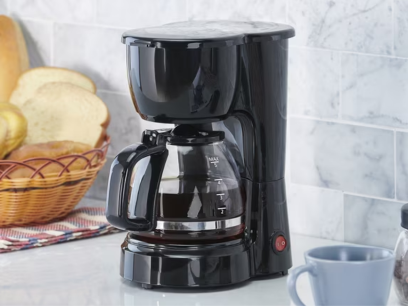 Mainstays 5 Cup Drip Coffee Maker Only $8.xx on Walmart