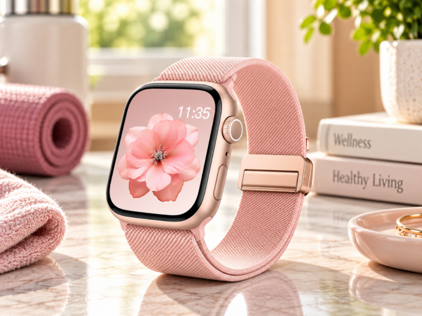 Stretchy Loop Band for Apple Watch w/ Magnetic Clasp Only $4.xx on Amazon (Reg $13)