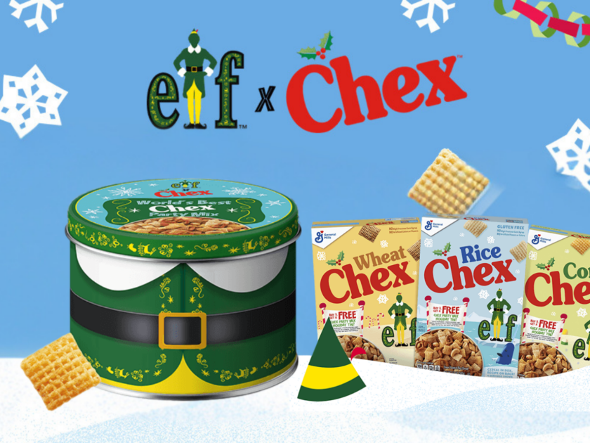 Free Chex x Elf Holiday Tin through December 31st!