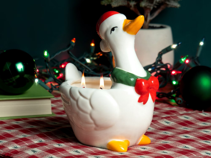 Mainstays 2-Wick Goose Ceramic Candle Only $8.86 at Walmart