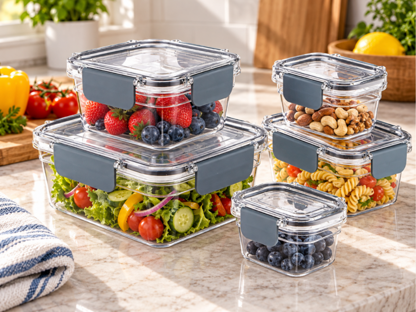 Amazon Basics Tritan 10-Piece Airtight Food Storage Container Set Only $5.xx on Amazon (Reg $18)