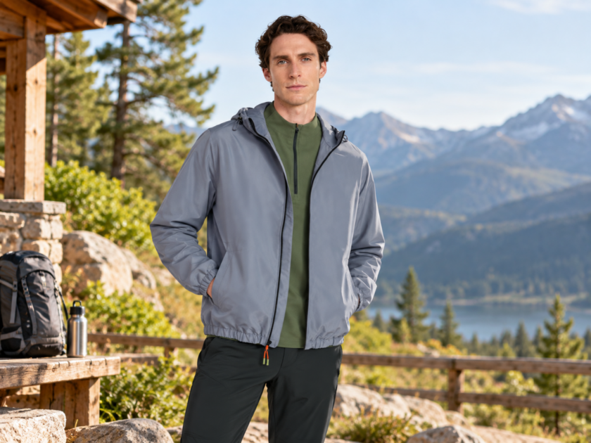 Ozark Trail Men’s Windbreaker Jacket with Hood Only $10.xx on Walmart (Reg $30)