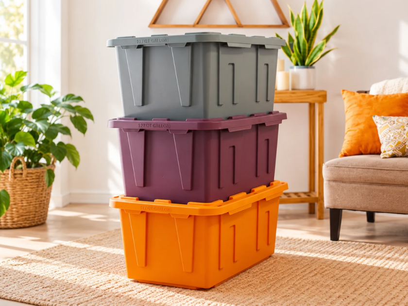 Sort & Style 27 Gallon Large Storage Bin 4-Pack Only $32 at Walmart