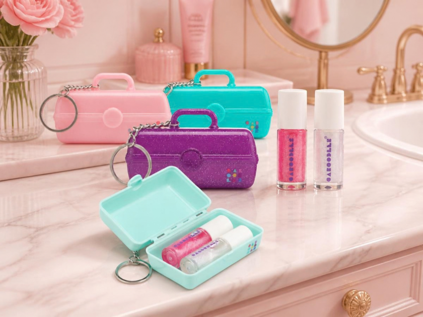 Mini On-The-Go Caboodles Keychain with Lip Gloss from $9 at Ulta!