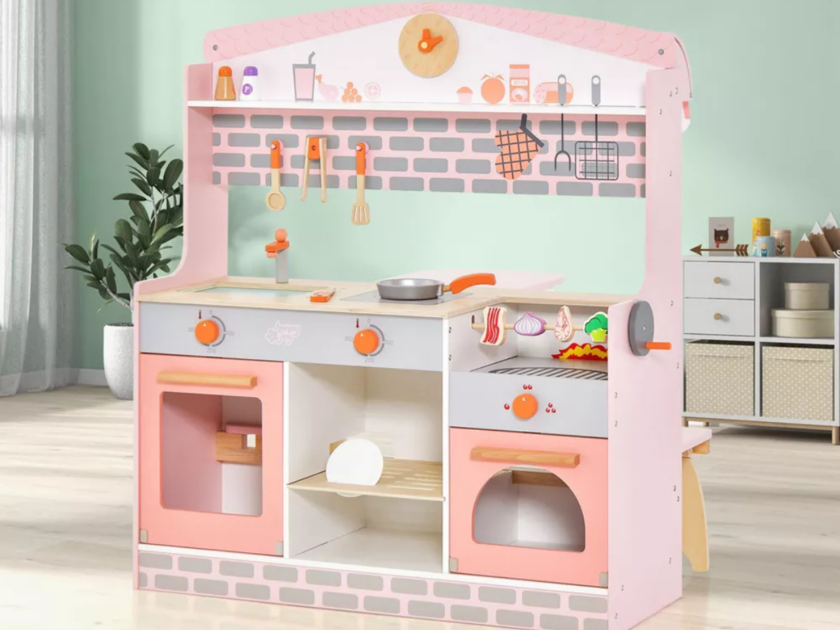 Costway Play Double-Sided Kitchen & Restaurant only $87.99 at Target (Reg $180)